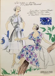 Sketches and Fabric Swatches, from 